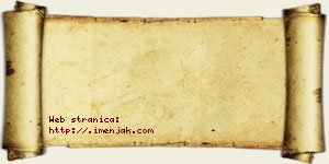 LJubinka Roglić vizit kartica